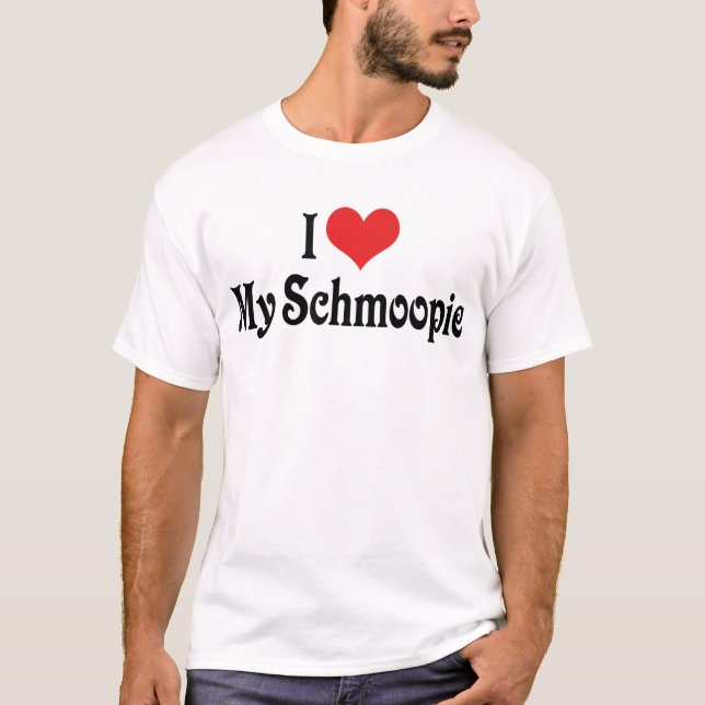 Camiseta Eu Amo Meu Schmoopie (Frente)