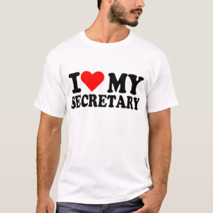 Camiseta Eu amo meu secretário