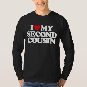 CAMISETA EU AMO MEU SEGUNDO PRIMO