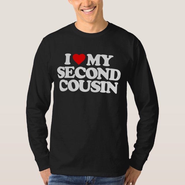 CAMISETA EU AMO MEU SEGUNDO PRIMO (Frente)