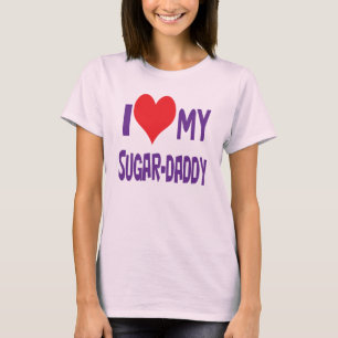 Camiseta Eu amo meu sugar-daddy.