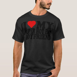 Camiseta Eu Amo Meu Super Hot Emo namorado 1