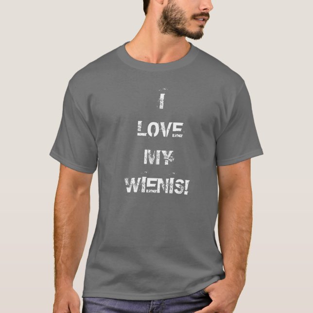 CAMISETA EU AMO MEU T DE WIENIS (Frente)