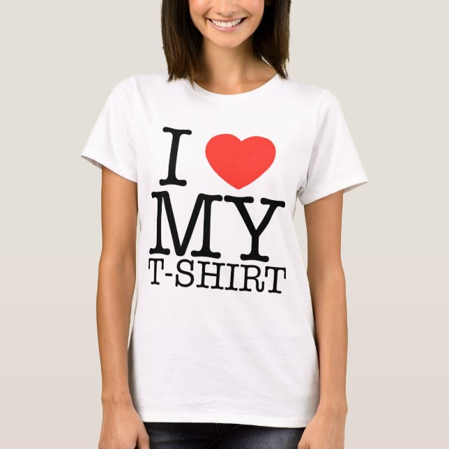 Camiseta Eu amo meu t-shirt - RetroMe - t-shirt (Frente)