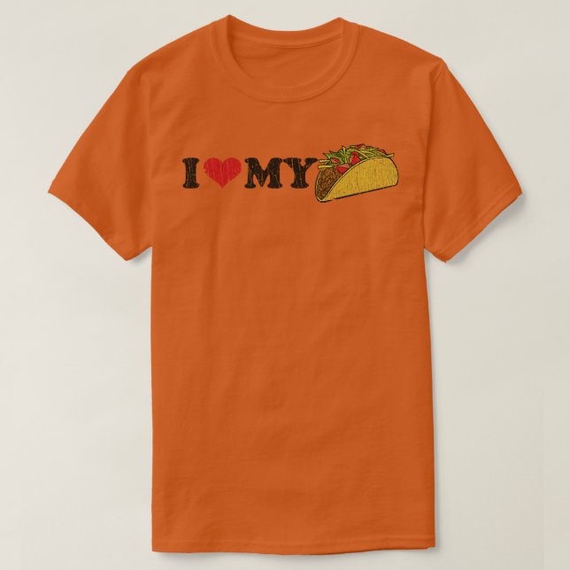 Camiseta Eu Amo Meu Taco 1995 (Frente do Design)
