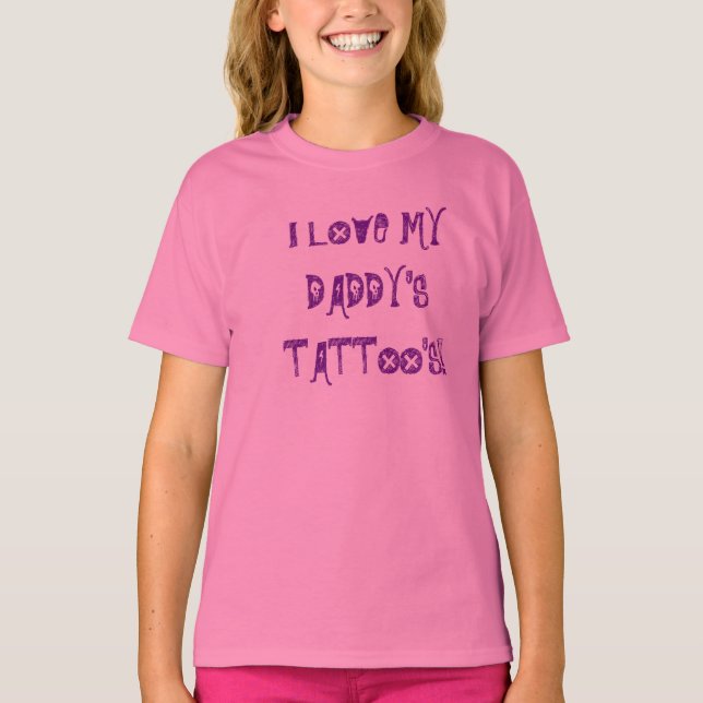 CAMISETA EU AMO MEU TATUO PAI! (Frente)