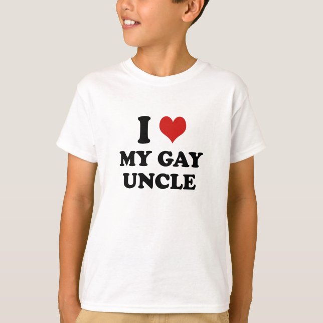 Camiseta Eu Amo Meu Tio Gay (Frente)