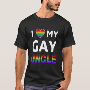 Camiseta Eu Amo Meu Tio Pride Gay