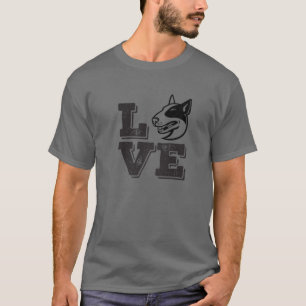 Camiseta Eu Amo Meu Touro Terrier