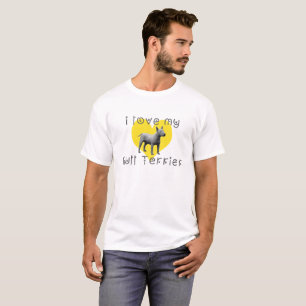 Camiseta eu amo meu touro terrier