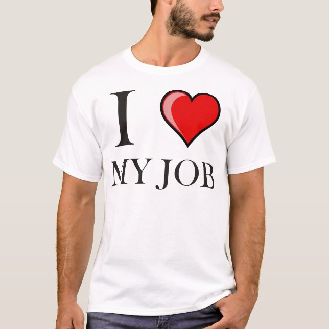 Camiseta Eu amo meu trabalho (Frente)