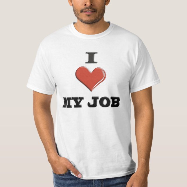 Camiseta Eu amo meu trabalho (Frente)