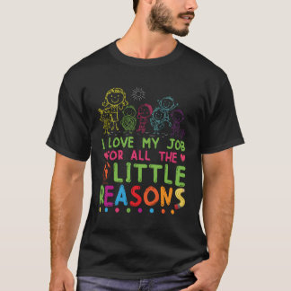 Camiseta Eu Amo Meu Trabalho Por Todas As Pequenas Razões