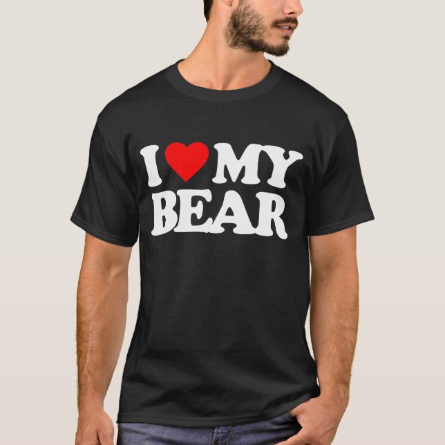 CAMISETA EU AMO MEU URSO (Frente)