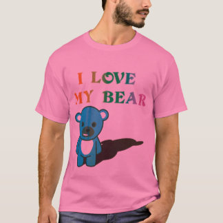 Camiseta Eu amo meu urso