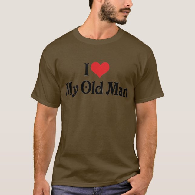 Camiseta Eu Amo Meu Velho (Frente)