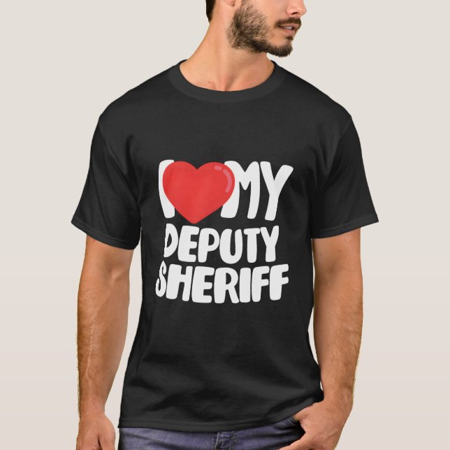 Camiseta Eu Amo Meu Vice-Xerife (Frente)