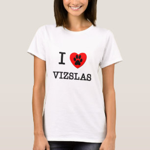 CAMISETA EU AMO MEU VIZSLAS