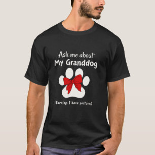 Camiseta Eu Amo Meu Vovô Cachorro Vovô Cachorro Cachorro
