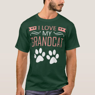 Camiseta Eu amo meu vovô, vovô do Cat Lover vovô, vovó Gr