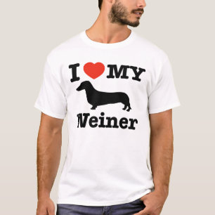 Camiseta Eu amo meu Weiner