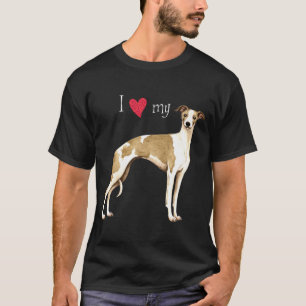 Camiseta Eu amo meu Whippet