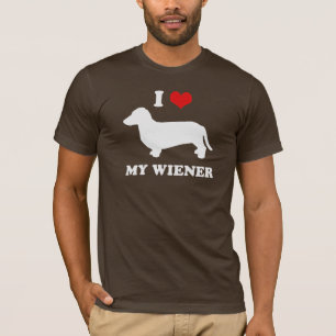 Camiseta Eu amo meu wiener