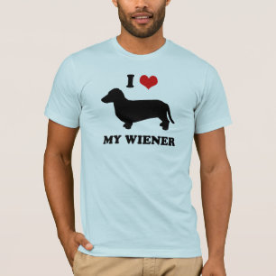 Camiseta Eu amo meu wiener