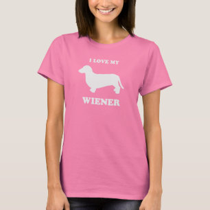 Camiseta Eu amo meu wiener 2