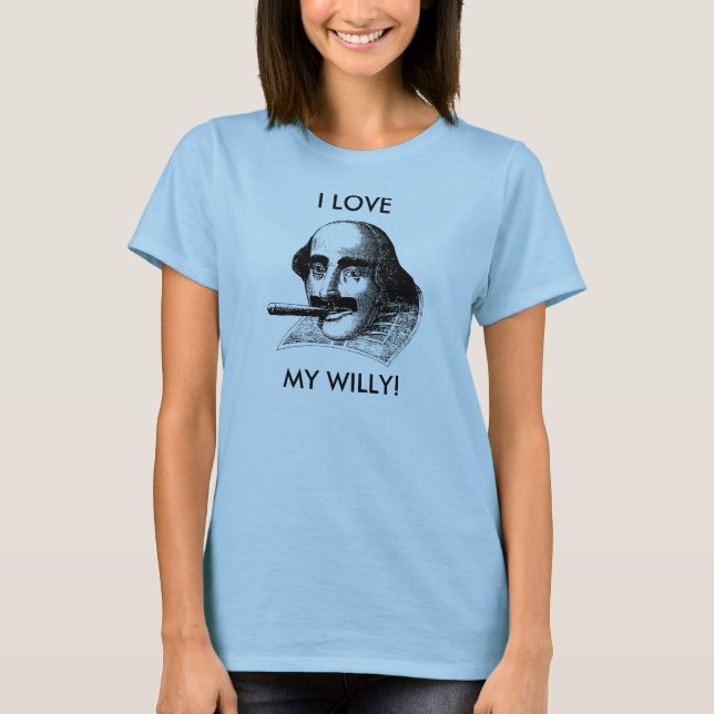 CAMISETA EU AMO MEU WILLY! (Frente)