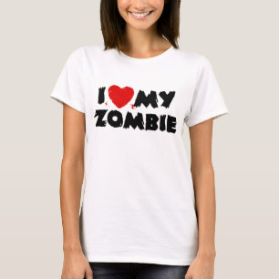 Camiseta Eu amo meu zombi
