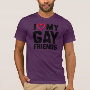 CAMISETA EU AMO MEUS AMIGOS GAYS