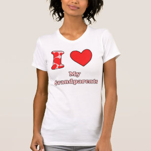 Camiseta Eu amo meus avós