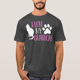 Camiseta Eu amo meus avós - Cat Lover Avô Vovô G