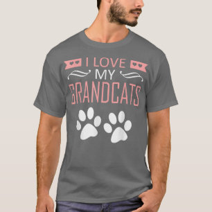 Camiseta Eu amo meus avós - Cat Lover Avô Vovô G