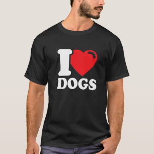 Camiseta Eu Amo Meus Cães - Eu Amo Cães