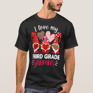 Camiseta Eu Amo Meus Docinhos Do 3º Ano Leopardo Xadrez Gno