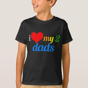 Camiseta Eu amo meus dois pais
