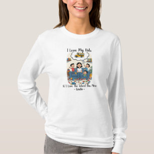 Camiseta Eu Amo Meus Filhos Mas Amo Mais O Ônibus Escolar
