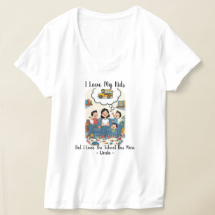 Camiseta Eu Amo Meus Filhos Mas Amo Mais O Ônibus Escolar