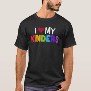 Camiseta Eu Amo Meus Filhos Na Escola De Professores Do Jar
