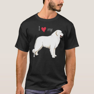 Camiseta Eu amo meus grandes Pyrenees