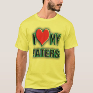 Camiseta Eu amo meus HATERS.