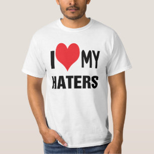 Camiseta Eu amo meus HATERS.