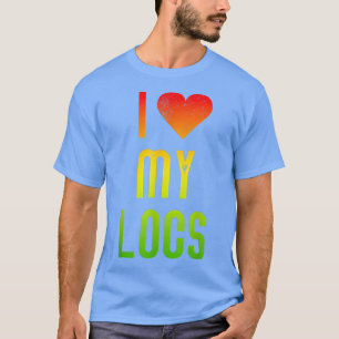 Camiseta Eu Amo Meus Locais Afro O Cabelo Natural Melanina