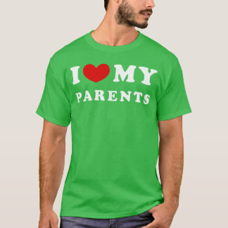 Camiseta Eu Amo Meus Pais Eu Amo Meus Pais vintage