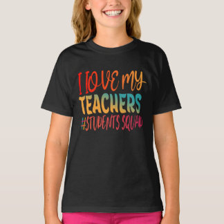 CAMISETA EU AMO MEUS PROFESSORES.