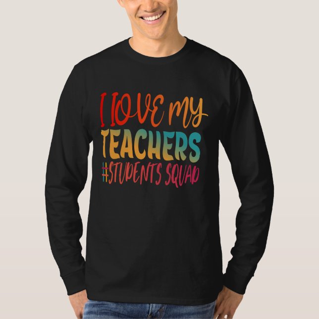CAMISETA EU AMO MEUS PROFESSORES. (Frente)