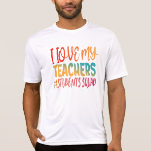 CAMISETA EU AMO MEUS PROFESSORES.