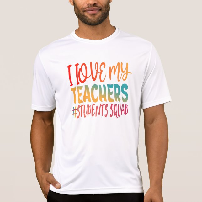 CAMISETA EU AMO MEUS PROFESSORES. (Frente)